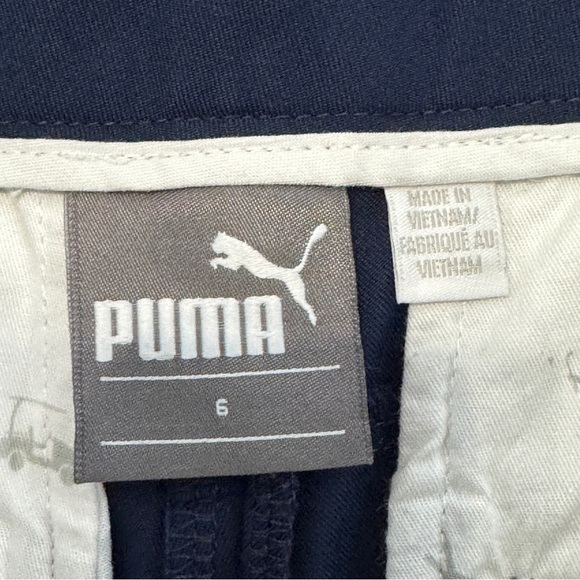 PUMA Women’s Navy Capri Golf Pants Size 6 Cropped - Picture 4 of 6
